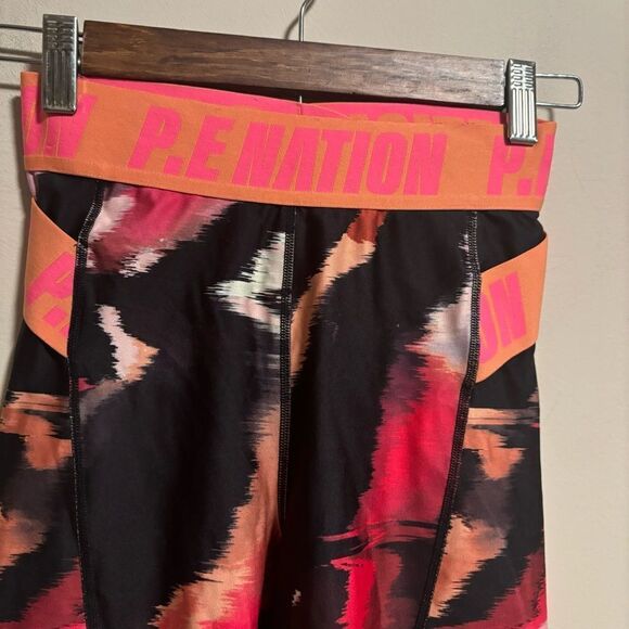 P.E NATION Fluid Short Biker High Rise in Print- Size Small - Picture 7 of 12